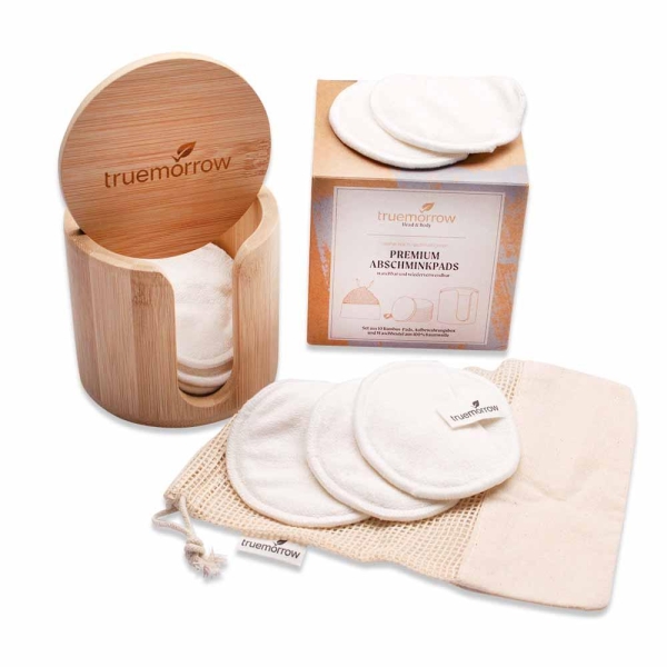 Abschminkpads aus Bambus waschbar Premium Qualität