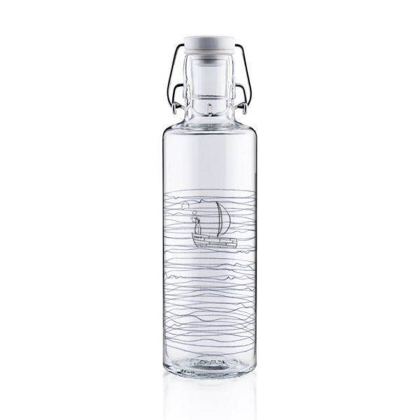0,6L Soulbottle Glasflasche - Heimat Wasser