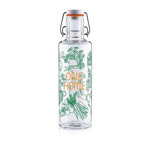 0,6L Soulbottle Glasflasche - one home - 100% plastikfrei